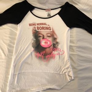 "Being Normal is Boring" 3/4 Length Sleeve Tee